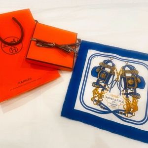 Hermes Brides de Gala Nano Silk Scarf 20cm
